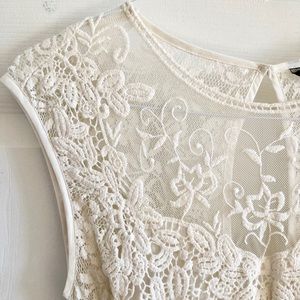 4/$30 White Lace Dress